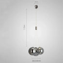 GobekUsa Glass Ball LED Pendant Light Fixture for Home Decor and Lighting in Various Rooms
