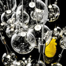 GobekUsa Glass Ball LED Pendant Light Fixture for Home Decor and Lighting in Various Rooms