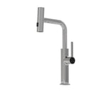 GobekUsa Digital Display Single Lever Brass Kitchen Faucet - Hot Cold Pull Out Mixer