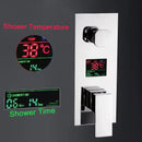 GobekUsa Digital Shower Mixer with Intelligent Display Control - Chrome Finish