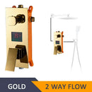 GobekUsa Digital Shower Mixer with Intelligent Display Control - Chrome Finish