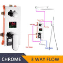 GobekUsa Digital Shower Mixer with Intelligent Display Control - Chrome Finish