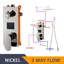 GobekUsa Digital Shower Mixer with Intelligent Display Control - Chrome Finish