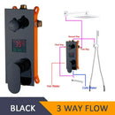 GobekUsa Digital Shower Mixer with Intelligent Display Control - Chrome Finish