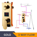 GobekUsa Digital Shower Mixer with Intelligent Display Control - Chrome Finish