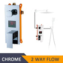 GobekUsa Digital Shower Mixer with Intelligent Display Control - Chrome Finish