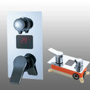 GobekUsa Digital Shower Mixer with Intelligent Display Control - Chrome Finish
