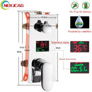 GobekUsa Bathroom Shower Faucet Set Triple Mixer Valve Thermostatic Cartridges, 2-3 Ways