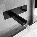 GobekUsa Dual Handle Wall Mounted Brass Basin Faucet Silver Mixer Tap