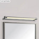 GobekUsa Modern LED Indoor Vanity Lamp - Stainless Steel, Chrome Finish