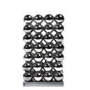 GobekUsa Geometric Crystal Ball Silver Ball Glass Vase, Home Decoration Accessories