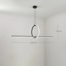 GobekUsa Geometric LED Pendant Light - Modern Minimalist Hanging Lamp for Home Decor