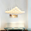 GobekUsa Glass Ball LED Chandelier: Modern Nordic Style Lighting for Home Decoration