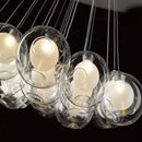 GobekUsa Glass Ball LED Chandelier: Modern Nordic Style Lighting for Home Decoration