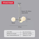 GobekUsa Glass Ball LED Ceiling Chandelier for Home Decor & Lighting