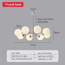GobekUsa Glass Ball LED Ceiling Chandelier for Home Decor & Lighting