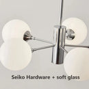 GobekUsa Glass Ball LED Ceiling Chandelier for Home Decor & Lighting