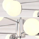 GobekUsa Glass Ball LED Ceiling Chandelier for Modern Living Room and Bedroom