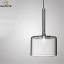 GobekUsa Glass Bottle Pendant Light: Spillray Industrial Decor Lighting for Restaurant and Bar