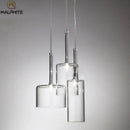 GobekUsa Glass Bottle Pendant Light: Spillray Industrial Decor Lighting for Restaurant and Bar