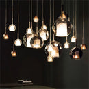 GobekUsa Glass Bubble Pendant Lights: Luxury LED Chandeliers for Restaurant, Staircases & Bedside