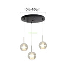 GobekUsa Glass Bubble Pendant Lights: Luxury LED Chandeliers for Restaurant, Staircases & Bedside