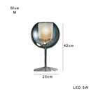 GobekUsa Glass Gold Table Lamp: Luxury Designer Desk Light for Elegant Living Spaces