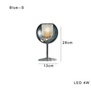 GobekUsa Glass Gold Table Lamp: Luxury Designer Desk Light for Elegant Living Spaces