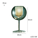 GobekUsa Glass Gold Table Lamp: Luxury Designer Desk Light for Elegant Living Spaces