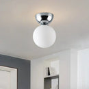 GobekUsa Glass Iron LED Ceiling Light - Modern Nordic Style Lighting Fixtures