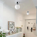 GobekUsa Glass Iron LED Ceiling Light - Modern Nordic Style Lighting Fixtures