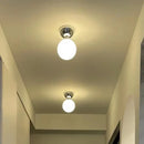 GobekUsa Glass Iron LED Ceiling Light - Modern Nordic Style Lighting Fixtures