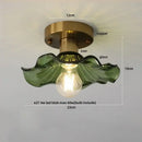 GobekUsa Glass LED Ceiling Lamp Iron Base Nordic Modern Simple Design