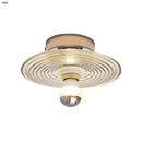 GobekUsa Glass LED Ceiling Lamp Iron Base Nordic Modern Simple Design