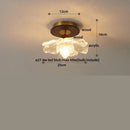 GobekUsa Glass LED Ceiling Lamp Iron Base Nordic Modern Simple Design