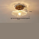 GobekUsa Glass LED Ceiling Lamp Iron Base Nordic Modern Simple Design