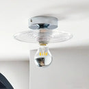 GobekUsa Glass LED Ceiling Lamp Iron Base Nordic Modern Simple Design