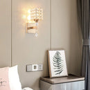 GobekUsa Crystal LED Wall Light for Living Room Bedroom Decor