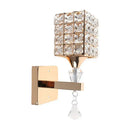 GobekUsa Crystal LED Wall Light for Living Room Bedroom Decor
