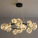 GobekUsa Crystal Chandelier: Modern Stair Pendant Lamp for Living Room, Interior Lighting