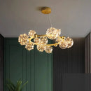 GobekUsa Crystal Chandelier: Modern Stair Pendant Lamp for Living Room, Interior Lighting