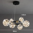 GobekUsa Crystal Chandelier: Modern Stair Pendant Lamp for Living Room, Interior Lighting