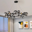 GobekUsa Crystal Chandelier: Modern Stair Pendant Lamp for Living Room, Interior Lighting