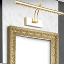 GobekUsa LED Bathroom Wall Lamp with Tubular Metal Shade - Chrome/Gold Finish, 16"/21.5" Wide