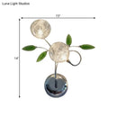GobekUsa Green Crystal Leaf Wall Mount Lamp with Class Glass Shade - Bedside Wall Lighting Solution in Chrome