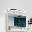 GobekUsa Chrome LED Arc Wall Light with Warm/White Acrylic Shade - Modern Vanity Lighting