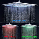 GobekUsa 16" LED Rainfall Shower Head with Color Changing Lights.