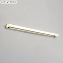 GobekUsa Chrome LED Bathroom Sconce Light with Modern Acrylic Design