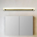 GobekUsa Chrome LED Bathroom Sconce Light with Modern Acrylic Design