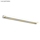 GobekUsa Chrome LED Bathroom Sconce Light with Modern Acrylic Design